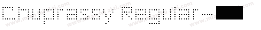 Chuprassy Regular字体转换